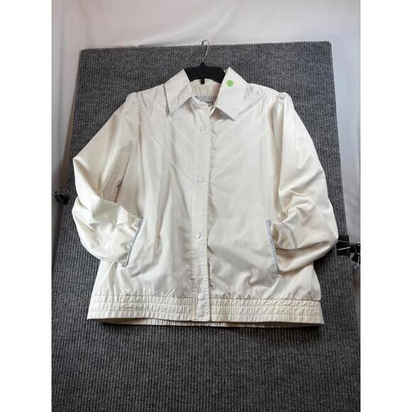 Vintage Current Seen Apparel Outerwear Lined Jacket Wmn's Large Button Snap - Picture 1 of 9